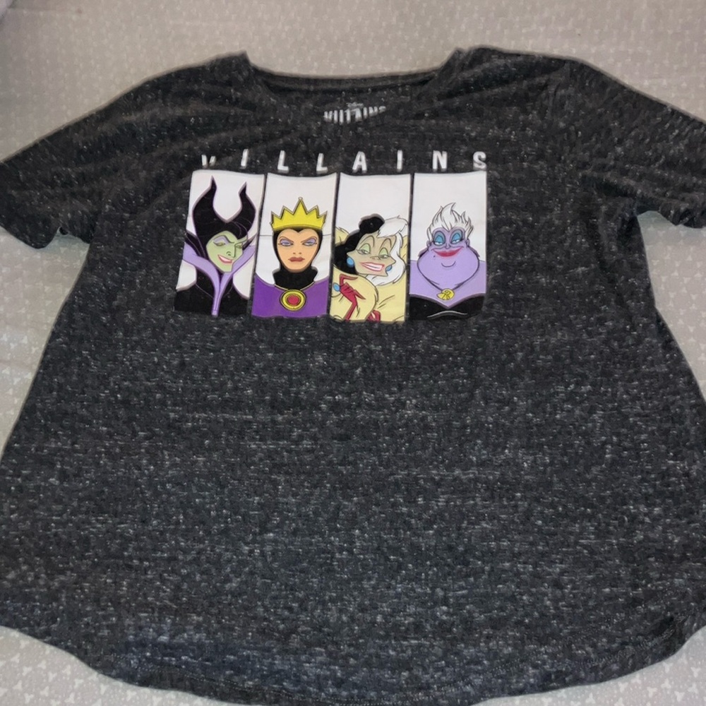 Disney Villains Gray Kids T-Shirt